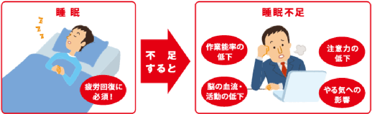 Vol 5 睡眠と疲れの関係 元気の雑学 がんばるあなたに 疲れの情報局 アリナミン