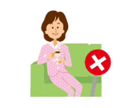 寝る前のカフェインの摂取を避ける