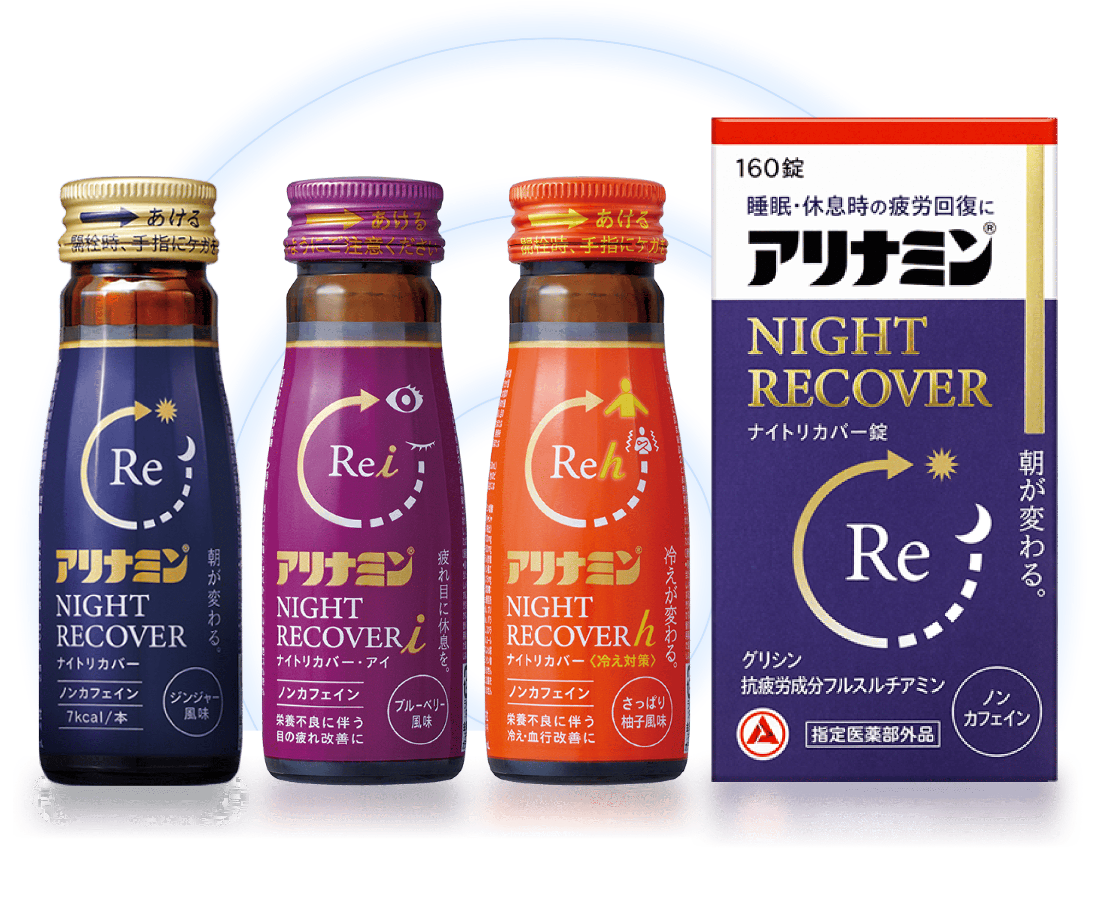 アリナミン ナイトリカバーシリーズ