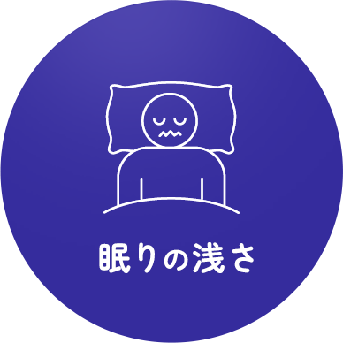 眠りの浅さ